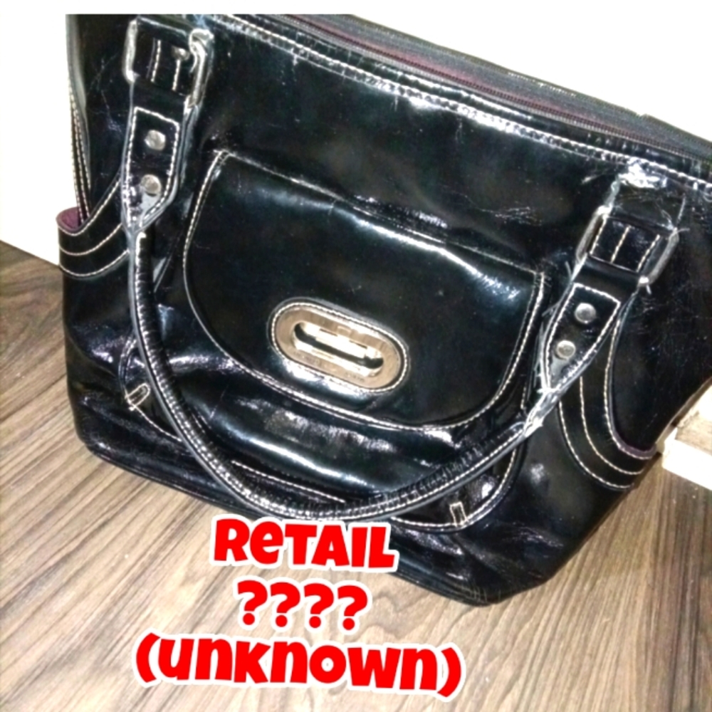 Franco Sarto Black Shoulder Bag
